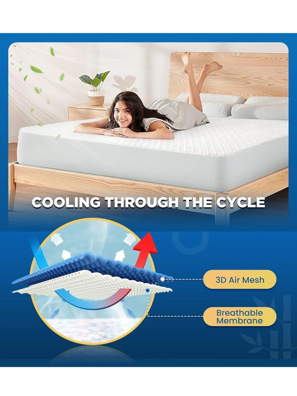 Brand new queen size Waterproof Mattress Protector